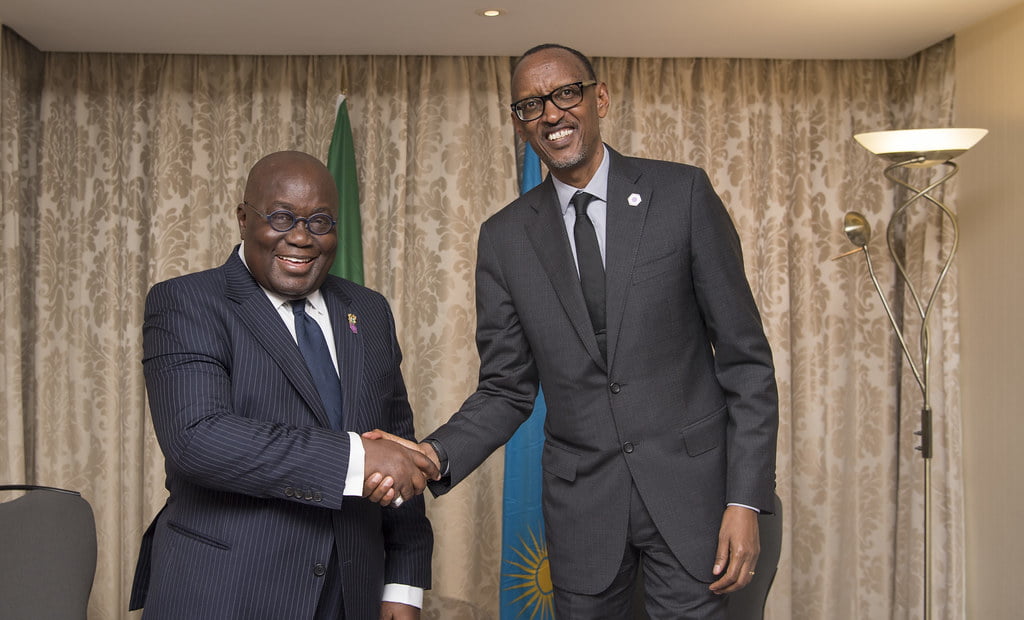 Nana addo and Paul Kagame