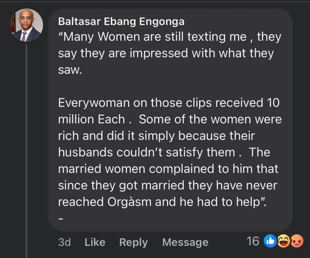 Baltasar Ebang Engonga Facebook Account